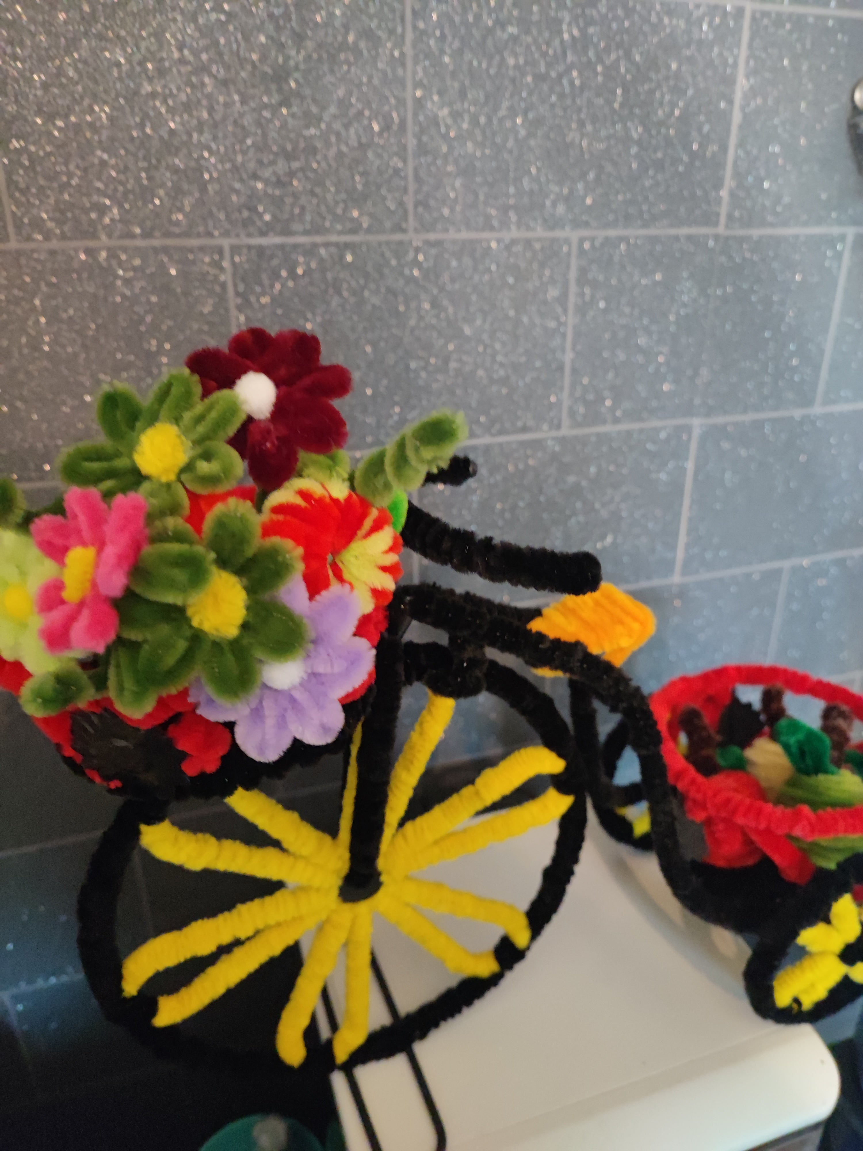 Petit Vélo de Décoration Fait Main - Décoration Vintage Artisanale